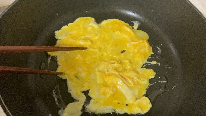 卵が半熟