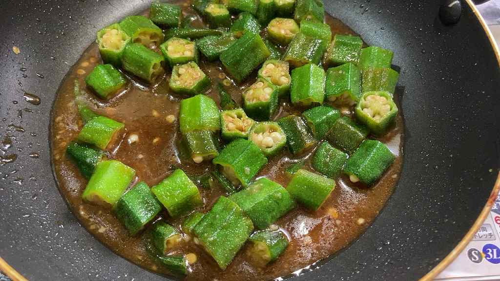 実食２・オクラのオイスターソースアイキャッチ