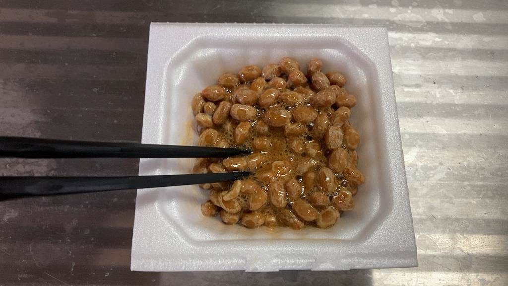 納豆を練る