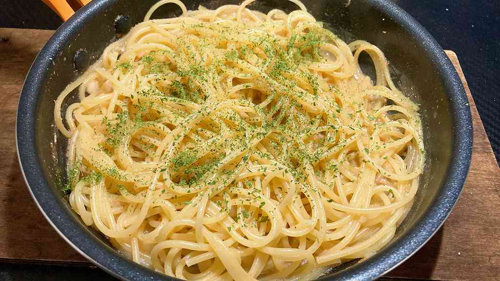 実食２、あかりクリームパスタアイキャッチ