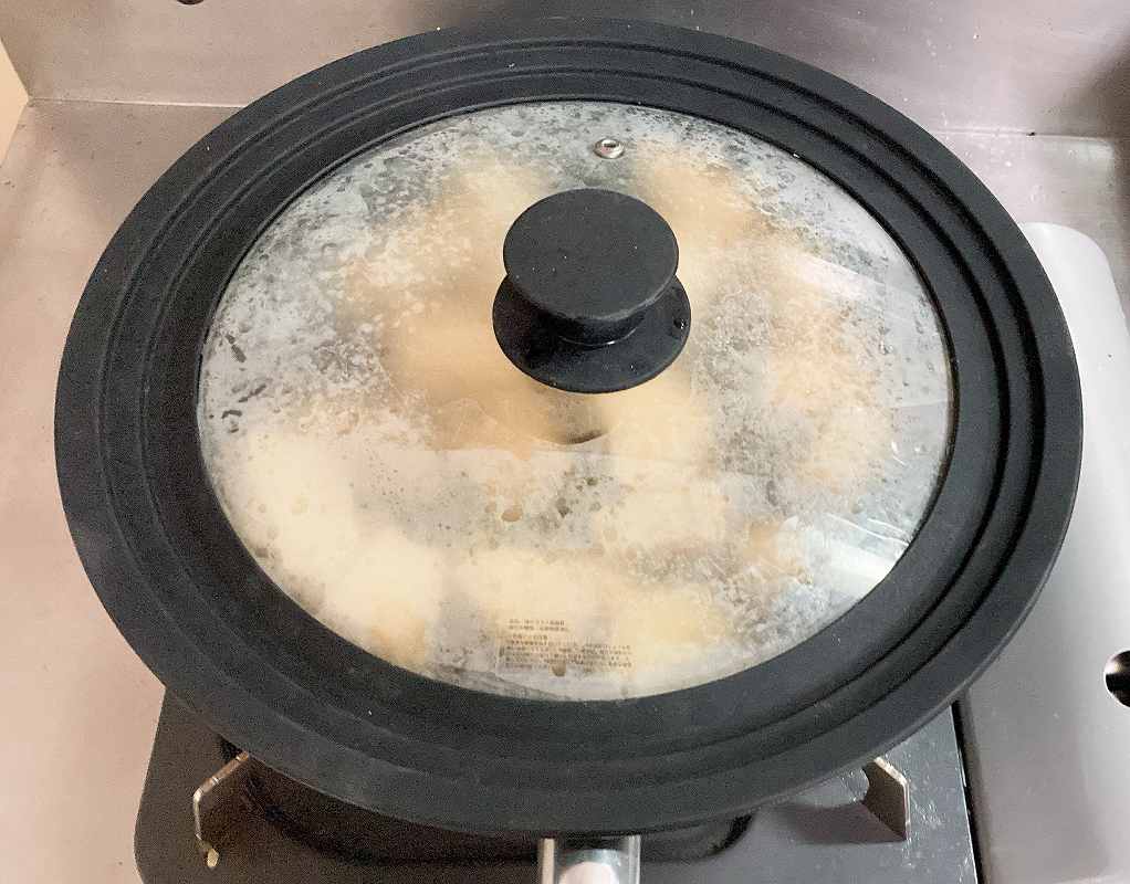 高野豆腐を炒める2