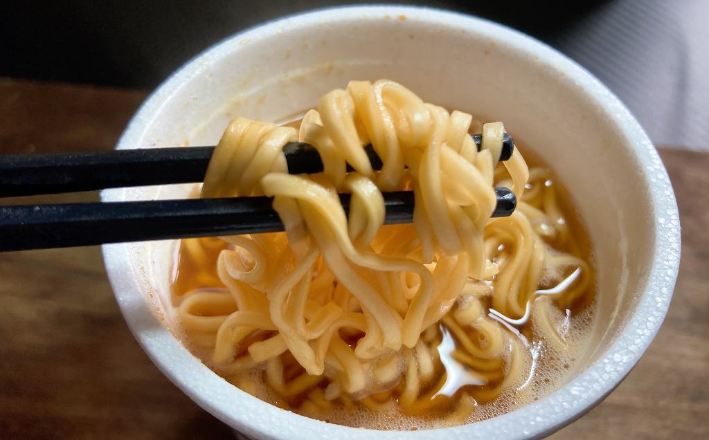 しょうゆ味の実食3