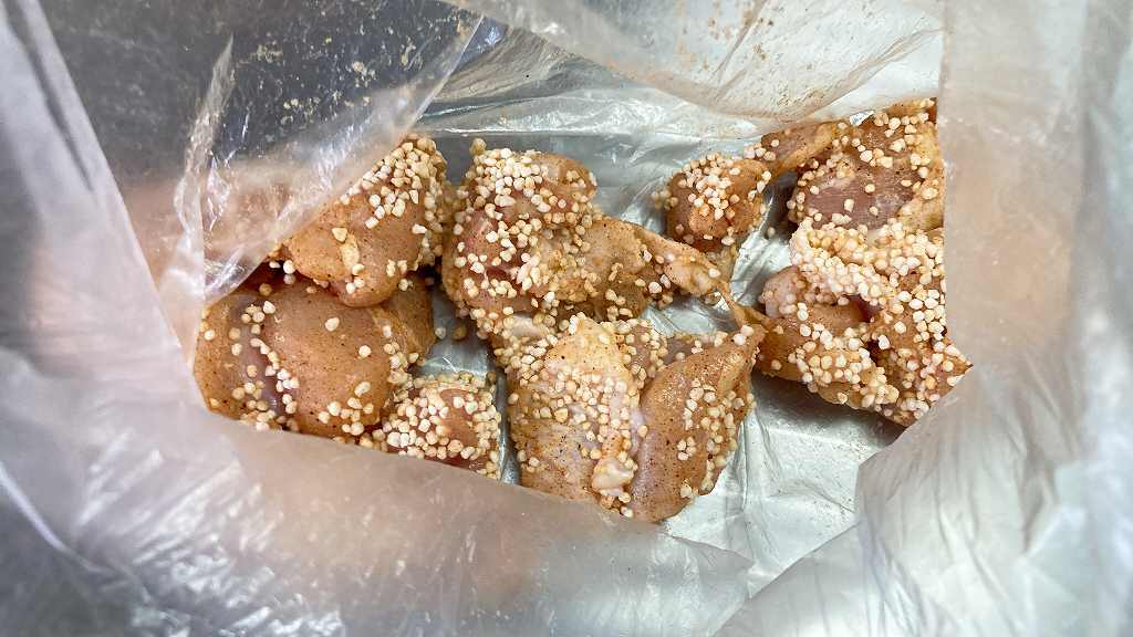 シャカシャカ後