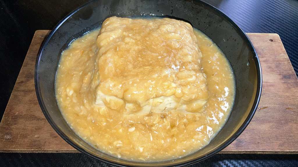 実食2、豆腐のめんつゆ卵あんかけアイキャッチ