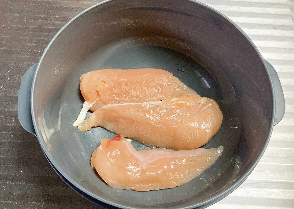 ささみ用意