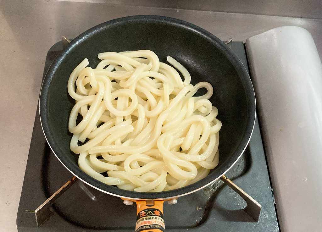 うどん炒め