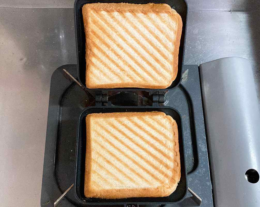 焼き色を内側に