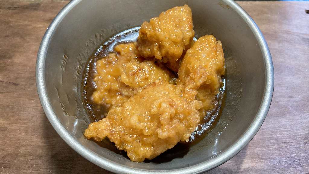 実食2、油淋鶏のアイキャッチ