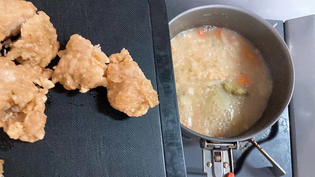 味噌汁にイン