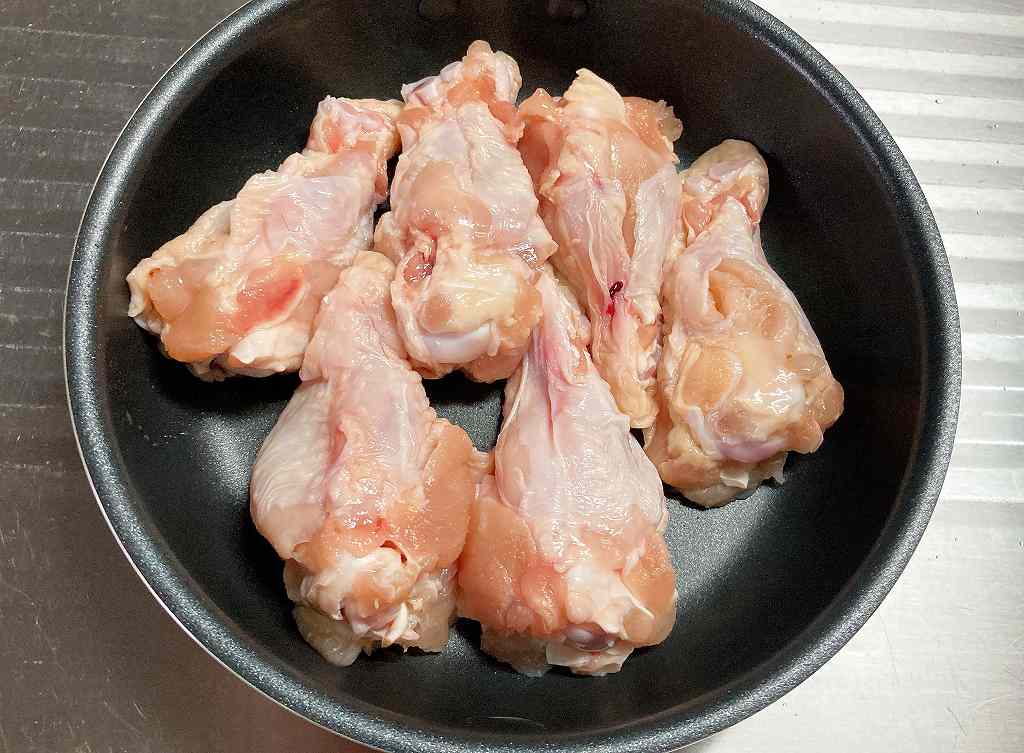 フライパンに並べる
