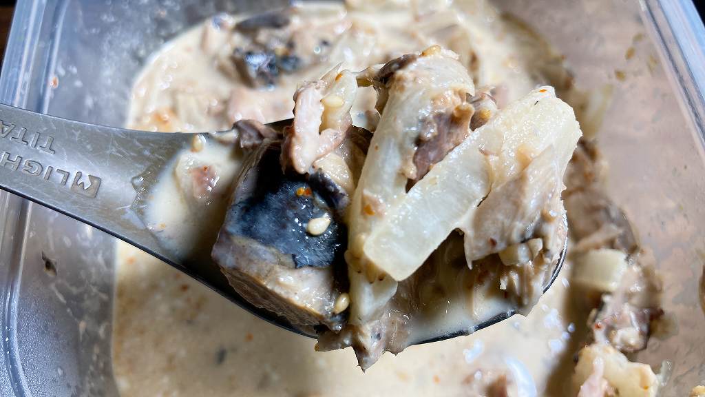 実食４、さばと玉ねぎのマヨポンアイキャッチ