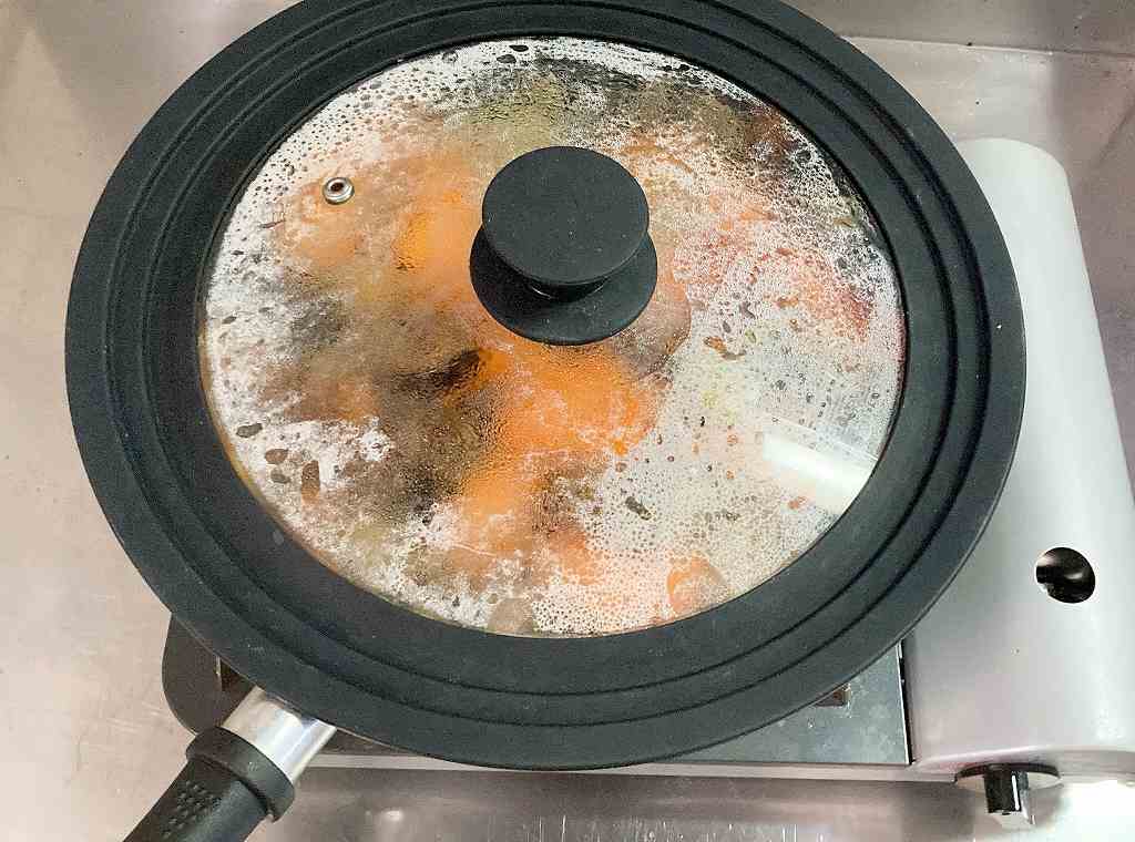 蓋をする