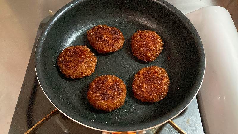 フライパンで炒める