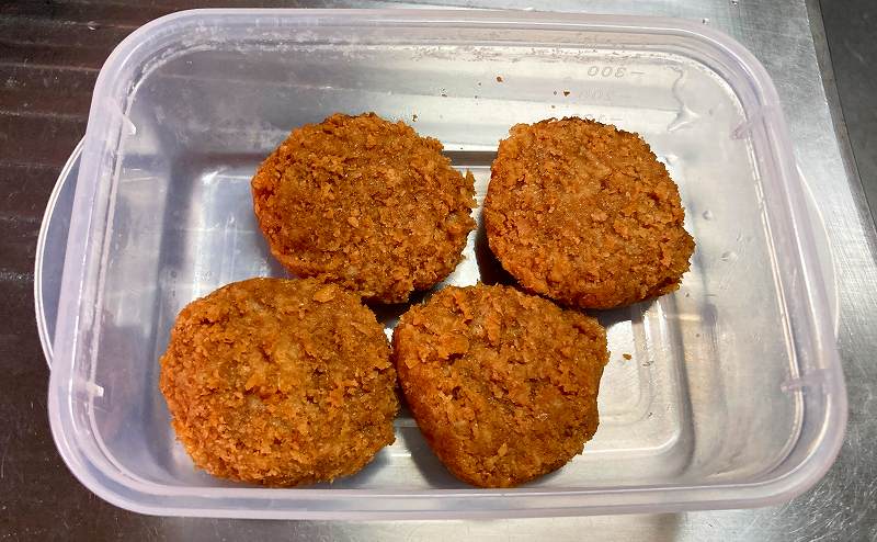 メンチカツをレンチン