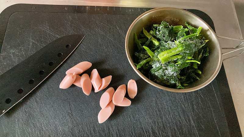 魚肉ソーセージカット