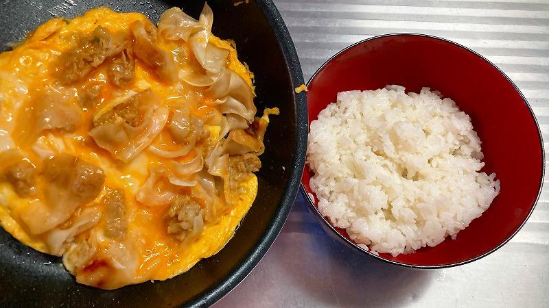 ご飯に乗せる