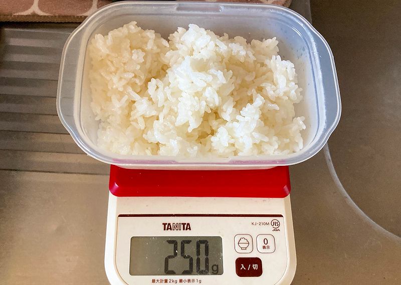タッパーで保存