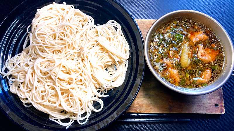 実食１、鶏南蛮風そうめんアイキャッチ