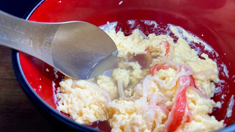 再加熱後の実食