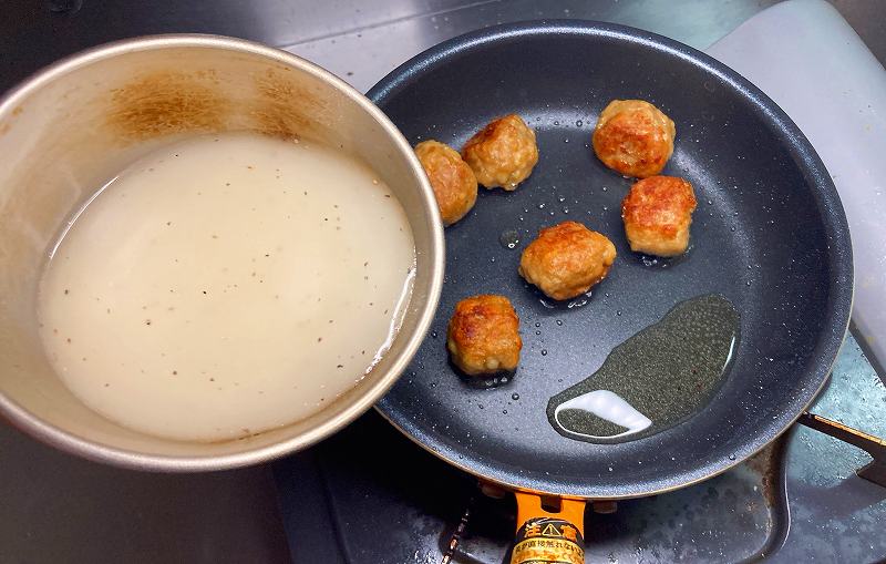 塩だれを加える