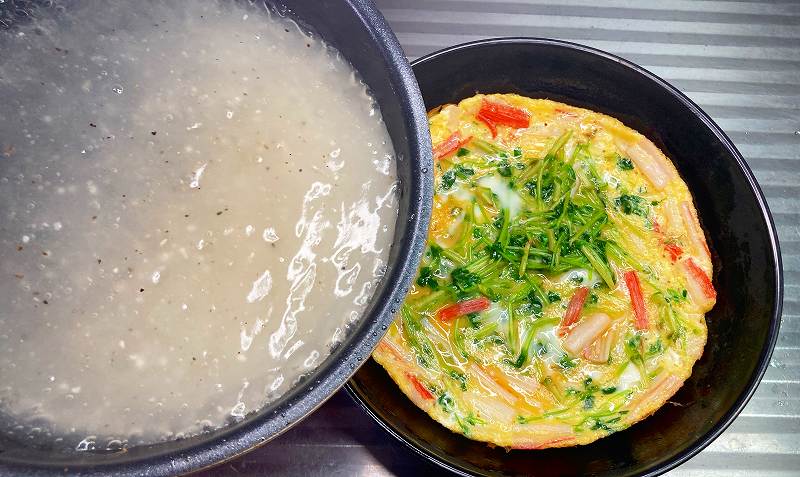 塩だれを掛ける