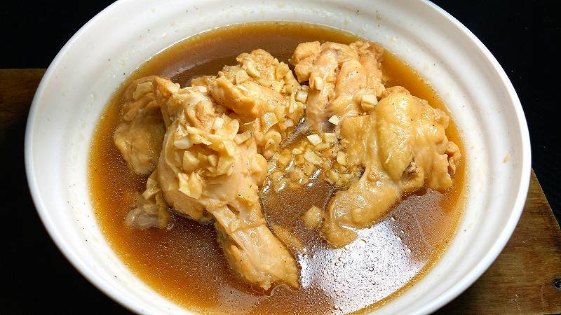 実食２、手羽元とにんにくのめんつゆアイキャッチ