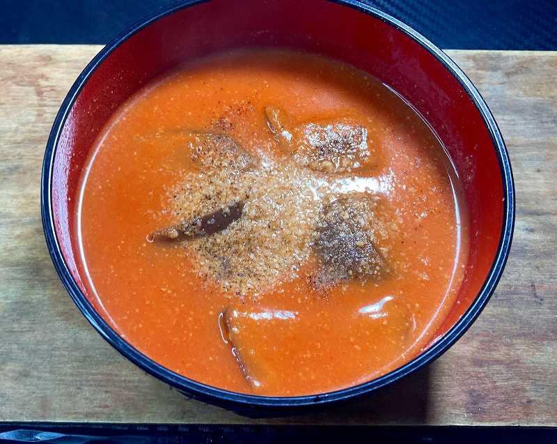 実食2,トマトジュースの味噌汁アイキャッチ