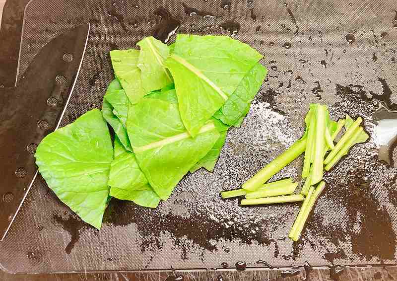 小松菜カット