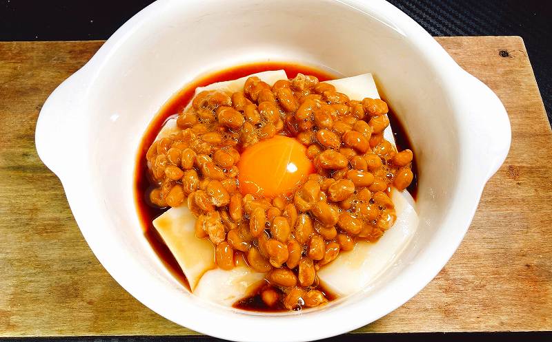 実食１、納豆卵かけ餅アイキャッチ