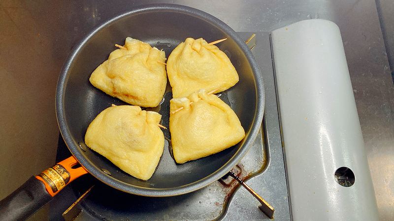 フライパンで炒める