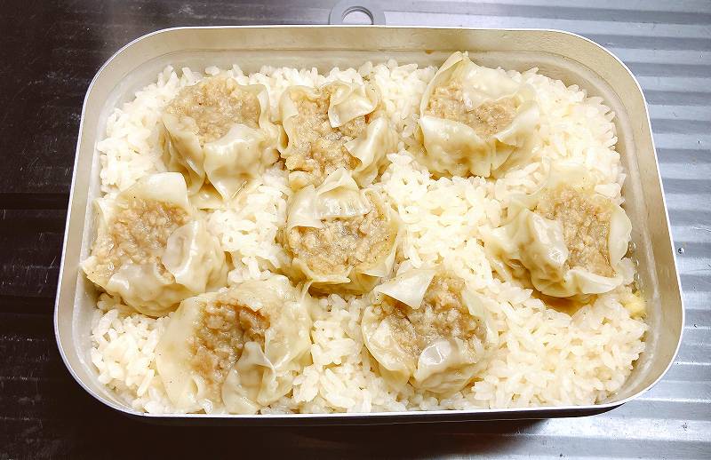 炊き上がり、焼売炊き込みご飯アイキャッチ