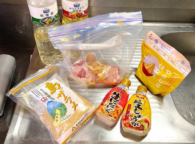 保存袋に具材イン