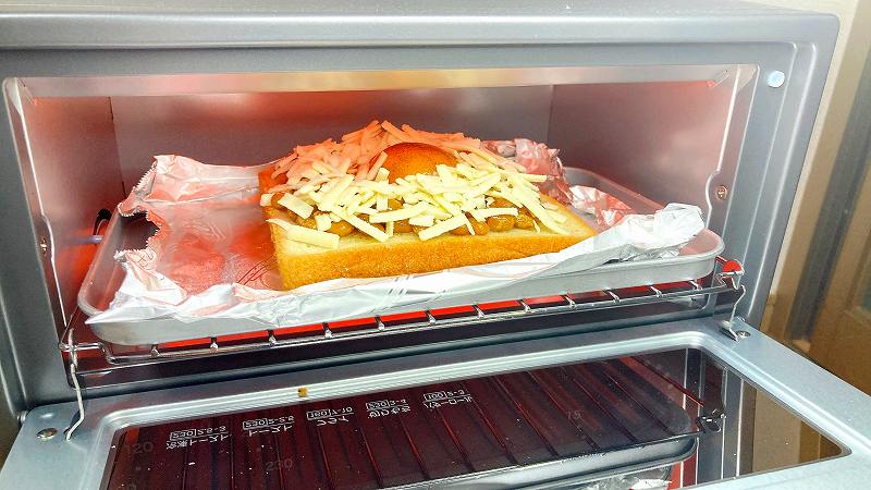 トースターで焼く