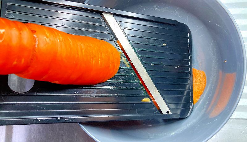 スライサーでスライス