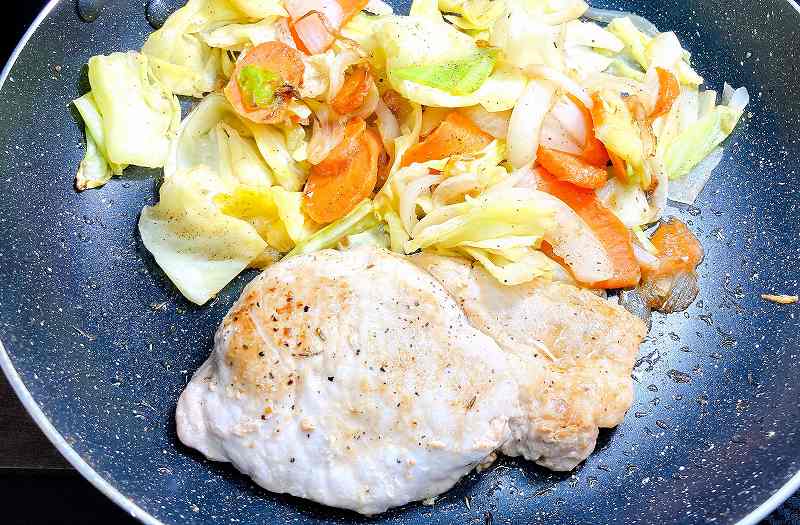 実食２、ポークソテーアイキャッチ