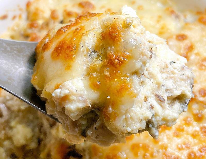 実食３、さば味噌マヨ豆腐グラタンアイキャッチ