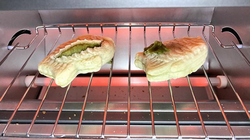 トースターで加熱