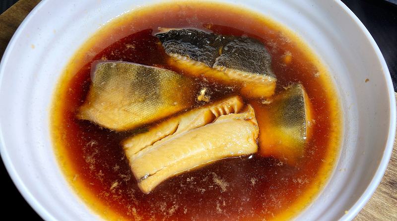 実食２，しまほっけスティックの煮付けアイキャッチ