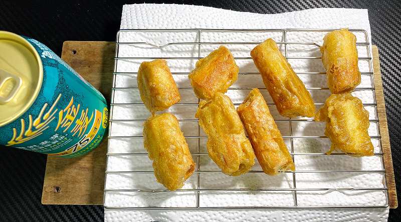 実食１、ちくわのカレー揚げ炒めアイキャッチ