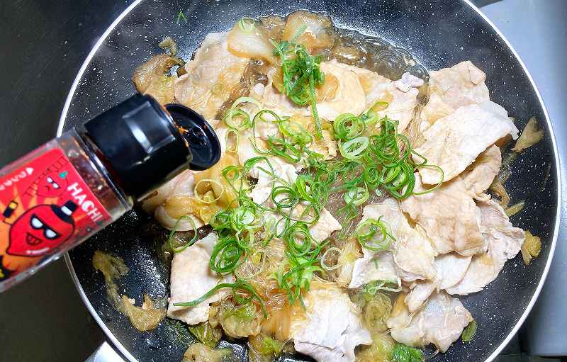 完成品、豚肉と白菜と春雨の旨煮アイキャッチ