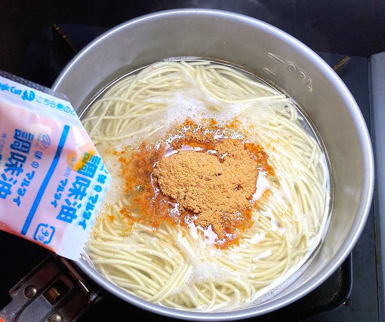 調味油イン