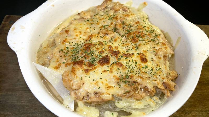 実食１、新玉ねぎのツナマヨチーズ焼きアイキャッチ