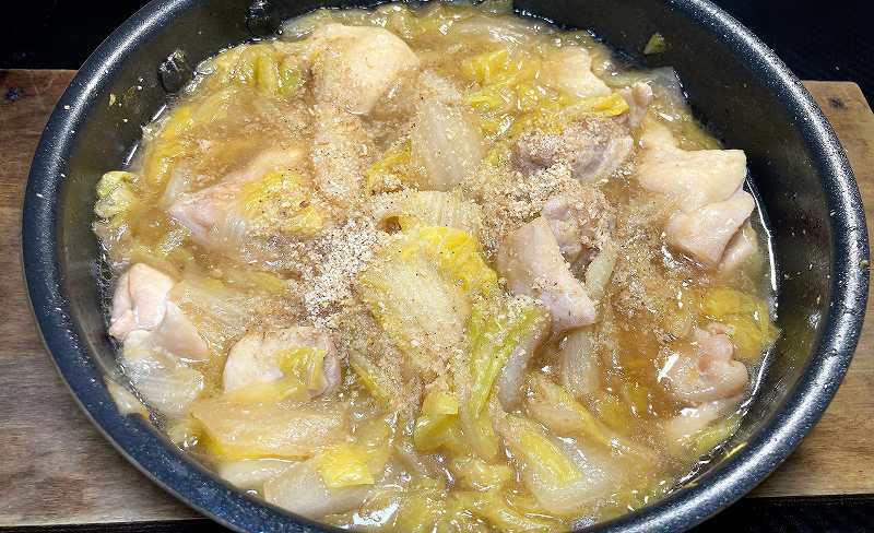 実食２、鶏肉と冷凍白菜の旨とろ煮アイキャッチ