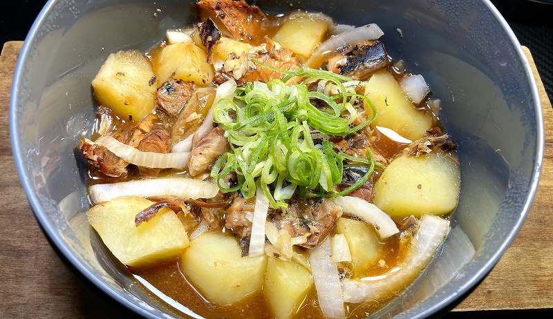 実食２、鯖味噌じゃがアイキャッチ