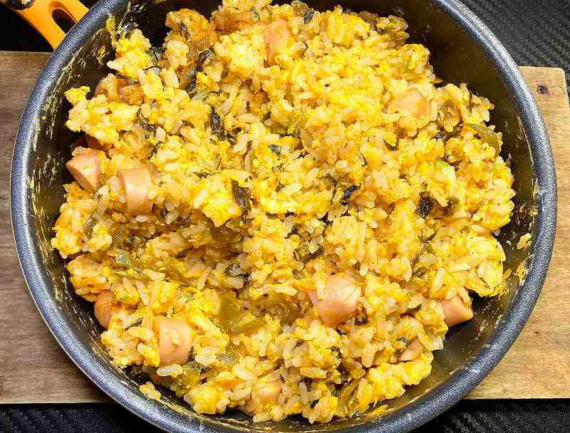 実食２、辛子高菜炒飯アイキャッチ