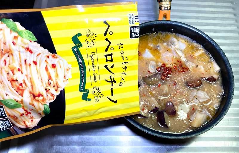 ペペロンチーノソースイン