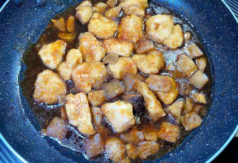 実食２、鶏むね肉と冷凍きのこミックスアイキャッチ