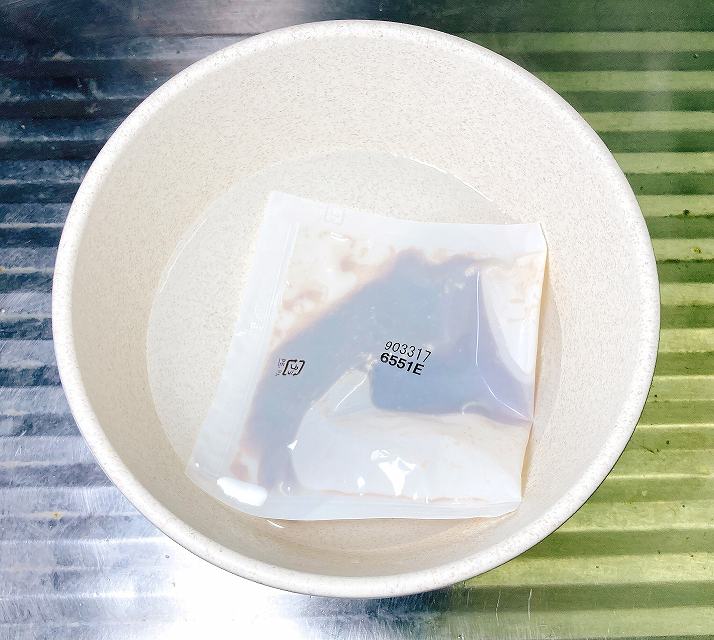 スープを温める
