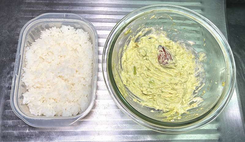 ご飯に乗せる