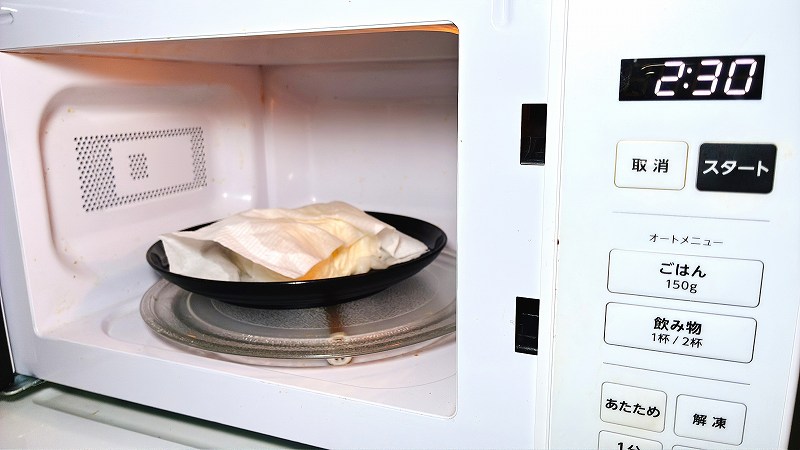 豆腐をレンチン